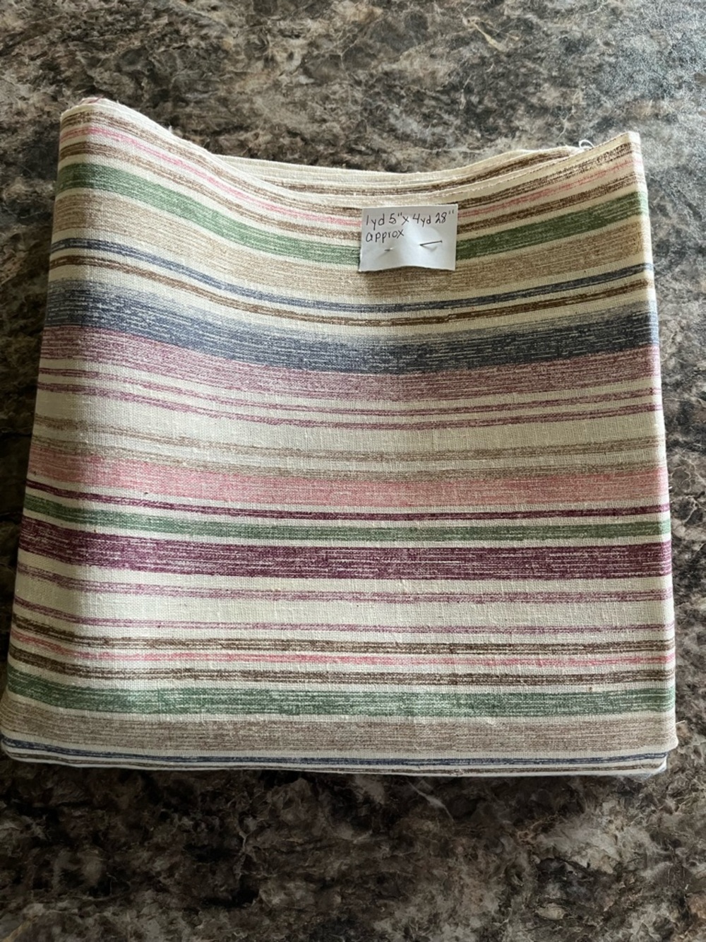Lightweight Cotton Striped Fabric